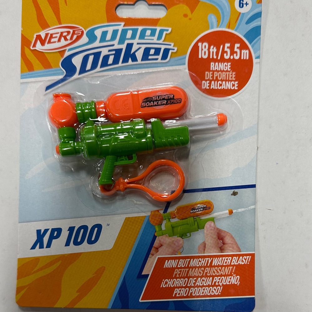 Nerf Super Soaker XP 100 - Green and Orange Blaster